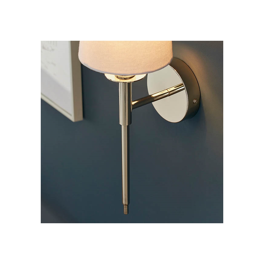 Endon 92949 - Lampada da parete 1xE14/6W/230V bianco/cromo lucido