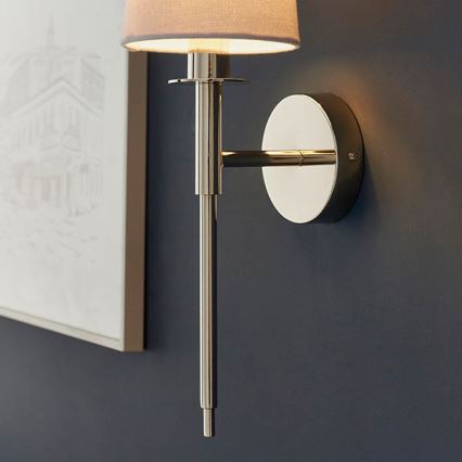 Endon 92949 - Lampada da parete 1xE14/6W/230V bianco/cromo lucido