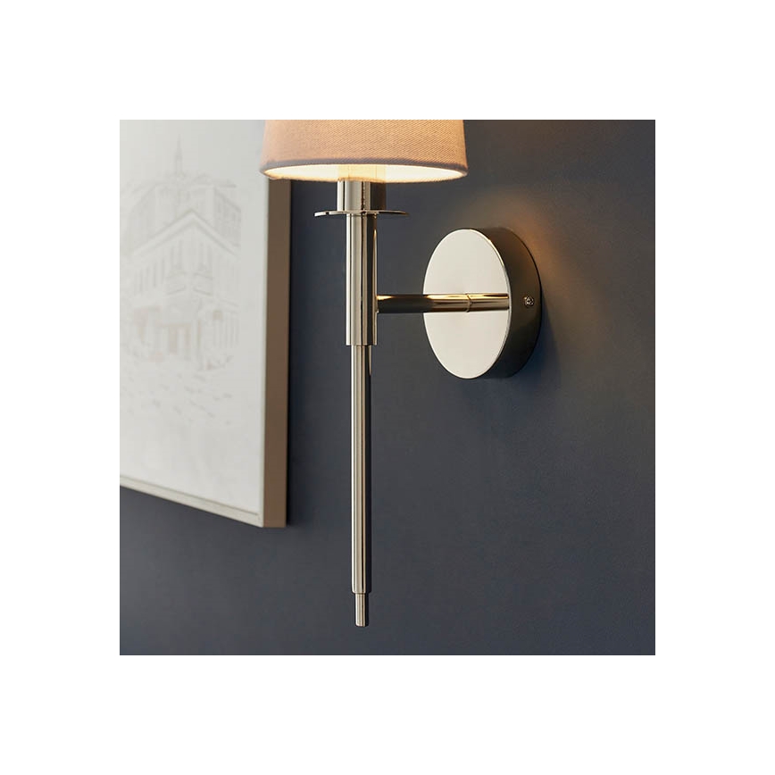 Endon 92949 - Lampada da parete 1xE14/6W/230V bianco/cromo lucido