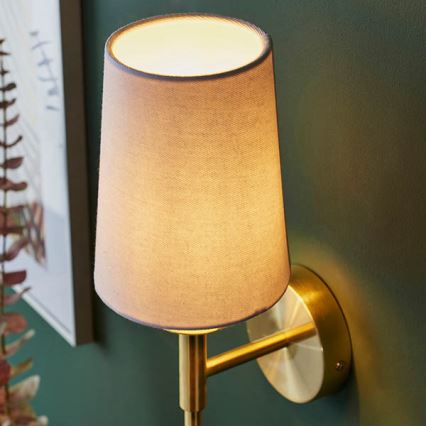 Endon 92955 - Lampada da parete 1xE14/6W/230V bianca/oro