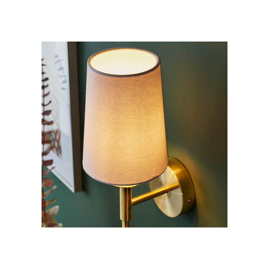 Endon 92955 - Lampada da parete 1xE14/6W/230V bianca/oro