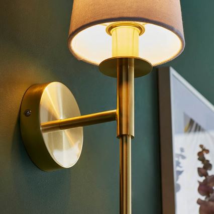 Endon 92955 - Lampada da parete 1xE14/6W/230V bianca/oro