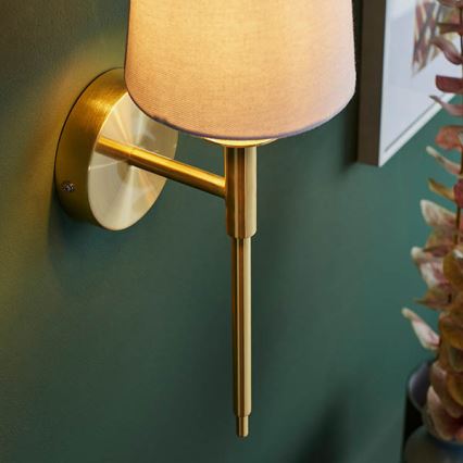 Endon 92955 - Lampada da parete 1xE14/6W/230V bianca/oro