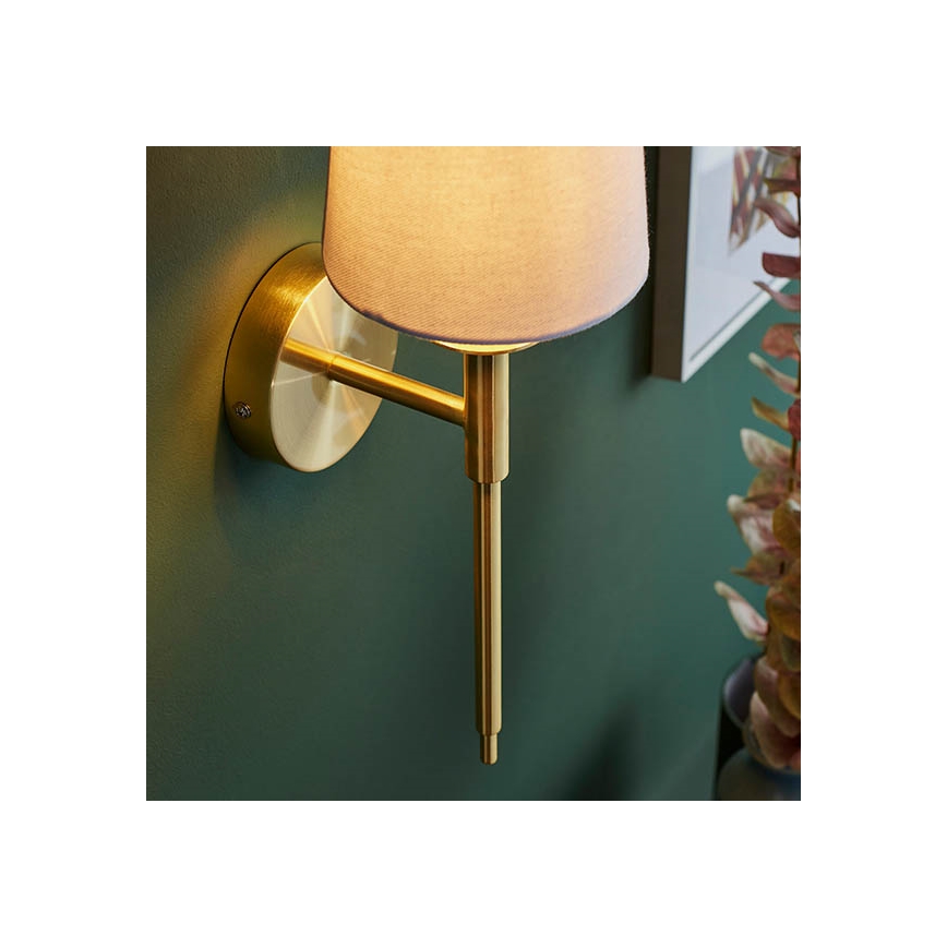 Endon 92955 - Lampada da parete 1xE14/6W/230V bianca/oro