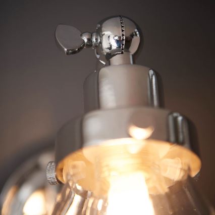 Endon 93853 - Faretto da muro per bagno FARADAY 1xG9/3W/230V IP44 cromo lucido