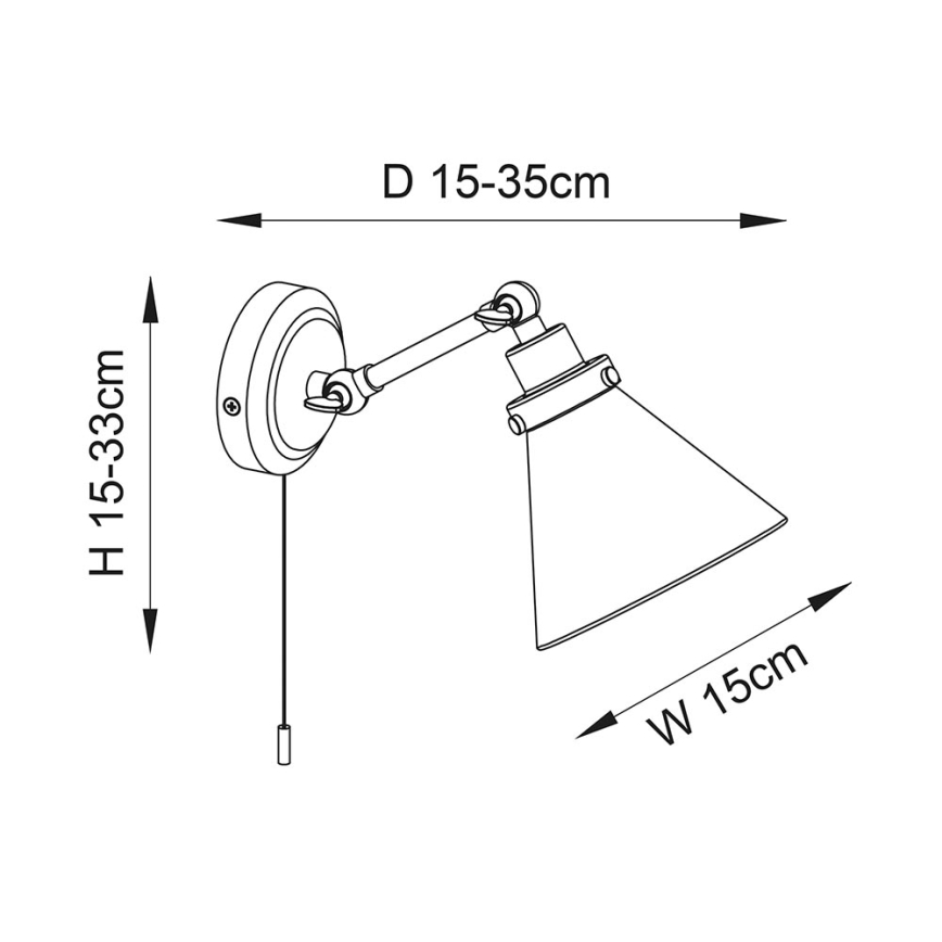 Endon 93853 - Faretto da muro per bagno FARADAY 1xG9/3W/230V IP44 cromo lucido