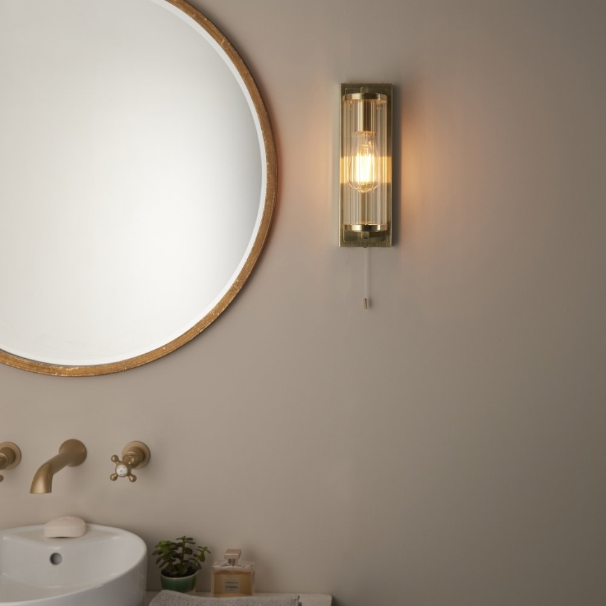 Endon 94075 - Applique da bagno TAYLOR 1xE27/10W/230V IP44 oro