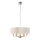 Endon 94357 - Lampadario a catena HIGHCLERE 6xE14/40W/230V Ø 55 cm beige/cromo opaco