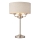 Endon 94369 - Lampada da tavolo HIGHCLERE 3xE14/18W/230V beige/cromo opaco