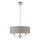 Endon 94377 - Lampadario a sospensione con catena HIGHCLERE 3xE14/40W/230V grigio/cromo lucido