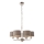 Endon 94381 - Lampadario a sospensione con catena HIGHCLERE 6xE14/28W/230V grigio/cromo lucido
