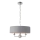 Endon 94394 - Lampadario a sospensione con catena HIGHCLERE 3xE14/40W/230V grigio scuro/cromo lucido