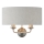 Endon 94403 - Applique HIGHCLERE 2xE14/40W/230V grigio/cromo opaco