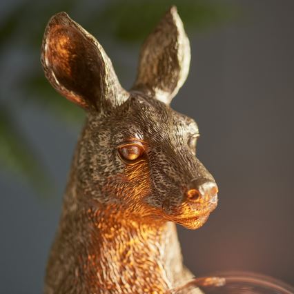 Endon 95075 - Lampada da tavolo KANGAROO 1xE27/10W/230V dorata