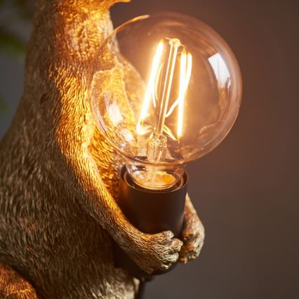 Endon 95075 - Lampada da tavolo KANGAROO 1xE27/10W/230V dorata