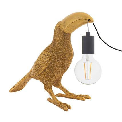 Endon 95077 - Lampada da tavolo TOCO TOUCAN 1xE27/10W/230V oro