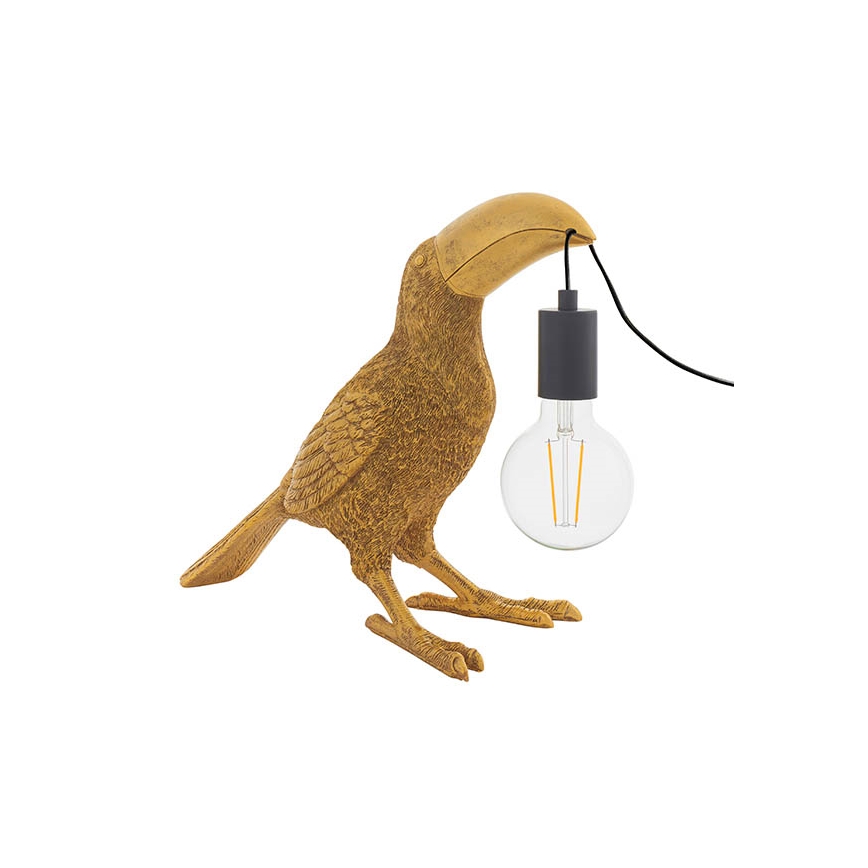 Endon 95077 - Lampada da tavolo TOCO TOUCAN 1xE27/10W/230V oro