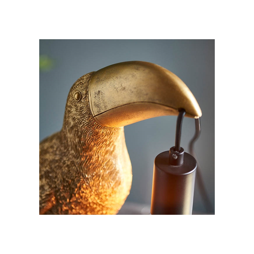 Endon 95077 - Lampada da tavolo TOCO TOUCAN 1xE27/10W/230V oro