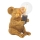 Endon 95082 - Lampada da tavolo KOALA 1xE27/10W/230V dorata