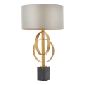 Endon 95213 - Lampada da tavolo 1xE27/10W/230V grigia/ottone/nera