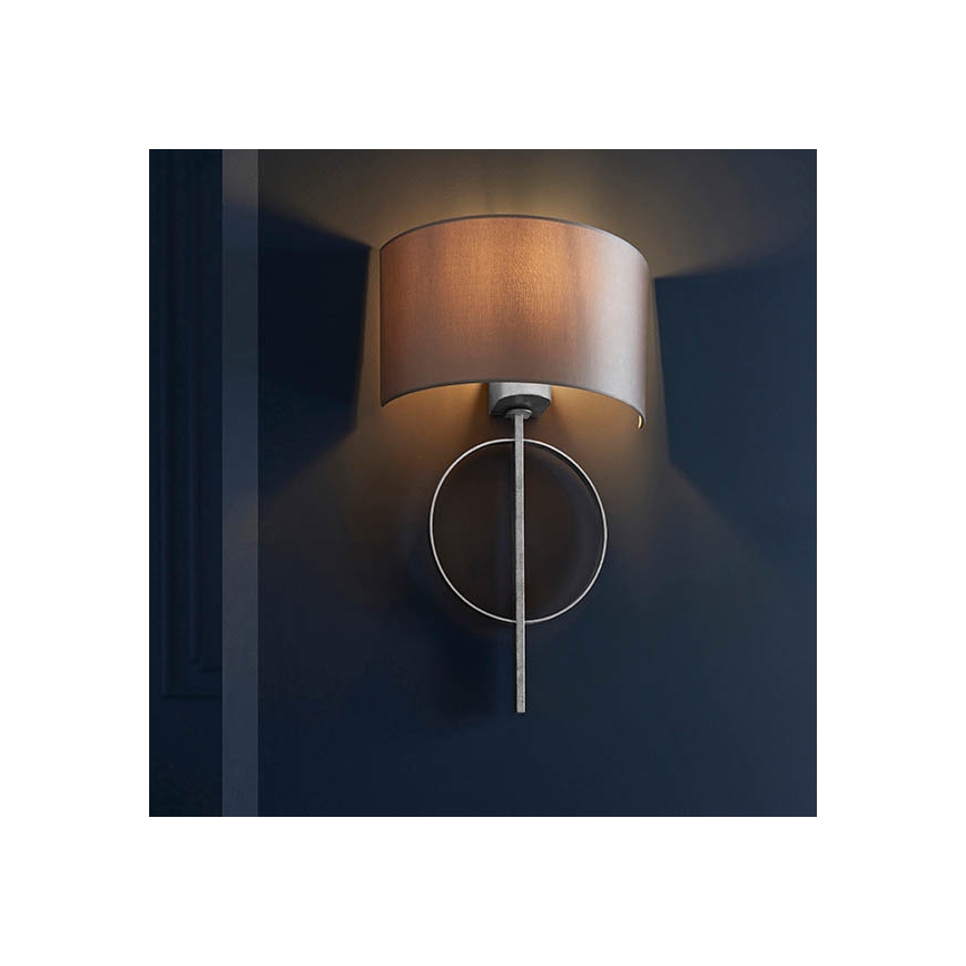 Endon 95214 - Lampada da parete 1xE27/10W/230V grigia