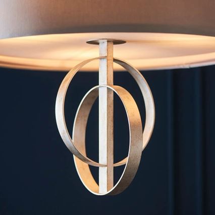 Endon 95215 - Lampadario a catena 5xE27/10W/230V Ø 70 cm grigio