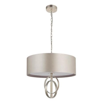 Endon 95216 - Lampadario a catena 3xE27/10W/230V diam. 60 cm grigio