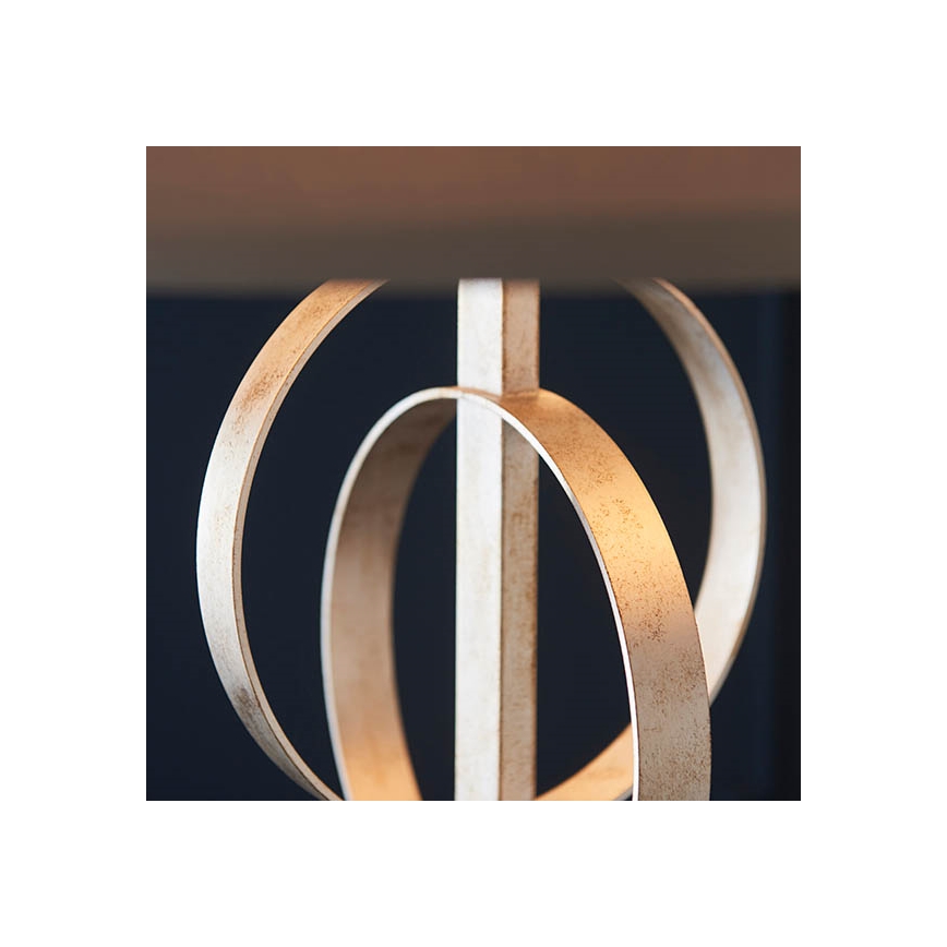 Endon 95216 - Lampadario a catena 3xE27/10W/230V diam. 60 cm grigio