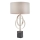 Endon 95217 - Lampada da tavolo 1xE27/10W/230V grigio/nero