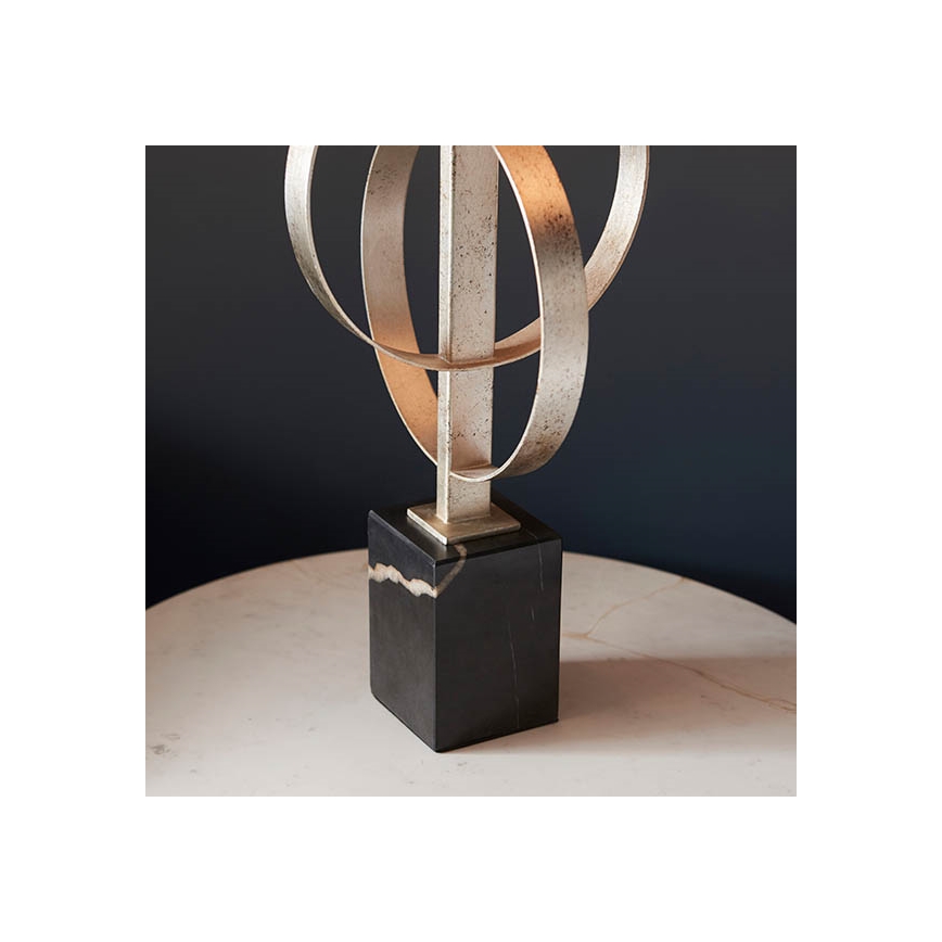 Endon 95217 - Lampada da tavolo 1xE27/10W/230V grigio/nero