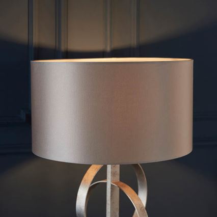 Endon 95217 - Lampada da tavolo 1xE27/10W/230V grigio/nero