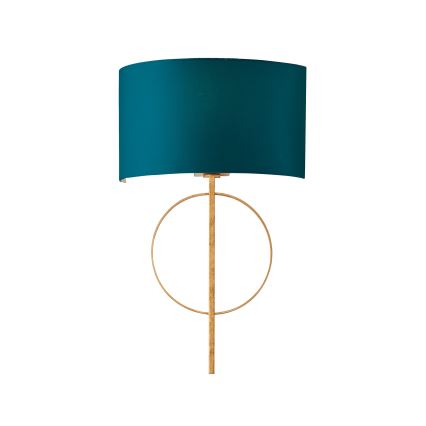 Endon 95218 - Applique da parete 1xE27/10W/230V blu/ottone
