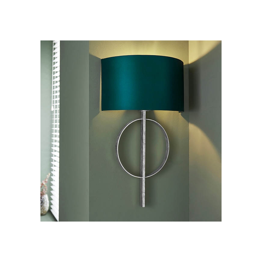 Endon 95222 - Lampada da parete 1xE27/10W/230V blu/grigio