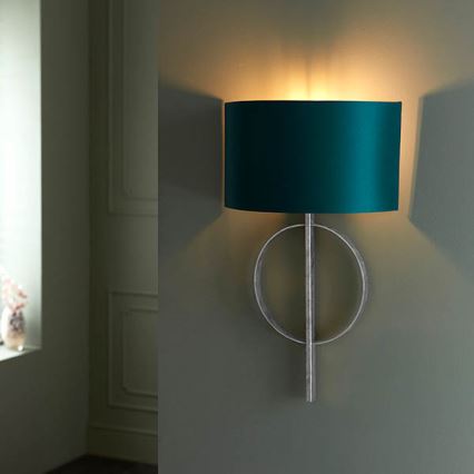 Endon 95222 - Lampada da parete 1xE27/10W/230V blu/grigio