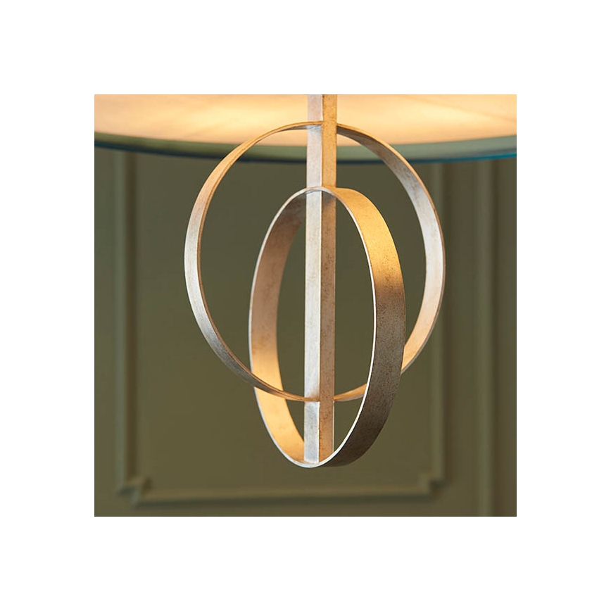 Endon 95223 - Lampadario con catena 5xE27/10W/230V Ø 70 cm blu/grigio