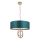 Endon 95224 - Lampadario a catena 3xE27/10W/230V Ø 60 cm blu/grigio