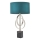 Endon 95225 - Lampada da tavolo 1xE27/10W/230V blu/grigio/nero