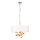 Endon 95268 - Lampadario a catena 3xE14/6W/230V Ø 60 cm bianco/ottone
