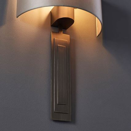 Endon 95271 - Applique CARLTON 1xE27/10W/230V bronzo