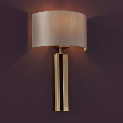 Endon 95452 - Applique da parete 1xE27/10W/230V beige/dorato