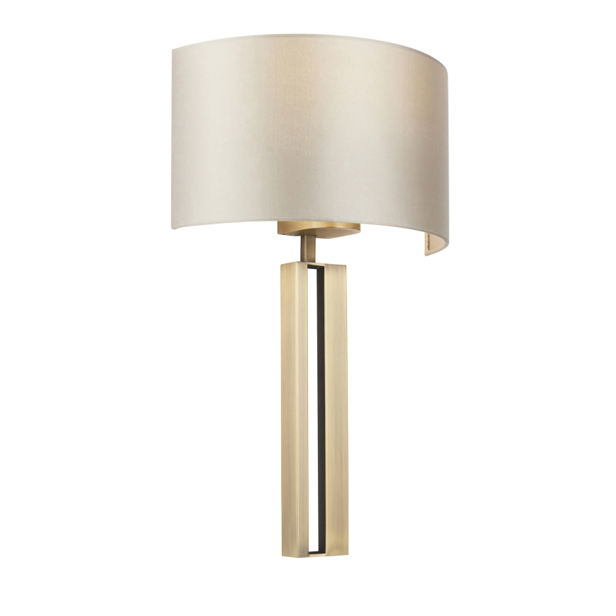 Endon 95452 - Applique da parete 1xE27/10W/230V beige/dorato