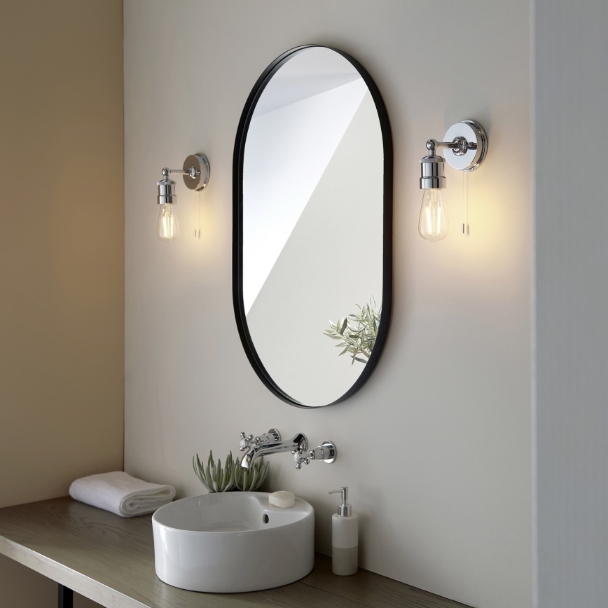 Endon 95505 - Applique da bagno MILLER 1xE27/6W/230V IP44 cromo lucido