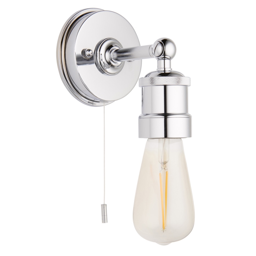 Endon 95505 - Applique da bagno MILLER 1xE27/6W/230V IP44 cromo lucido