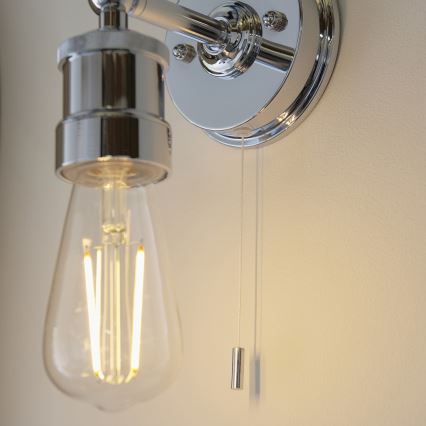 Endon 95505 - Applique da bagno MILLER 1xE27/6W/230V IP44 cromo lucido