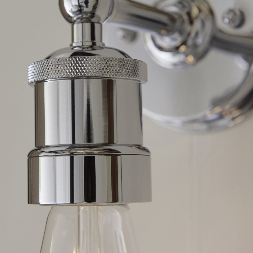 Endon 95505 - Applique da bagno MILLER 1xE27/6W/230V IP44 cromo lucido