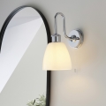 Endon 95506 - Applique da bagno PIPER 1xE27/10W/230V IP44 cromato lucido/bianco