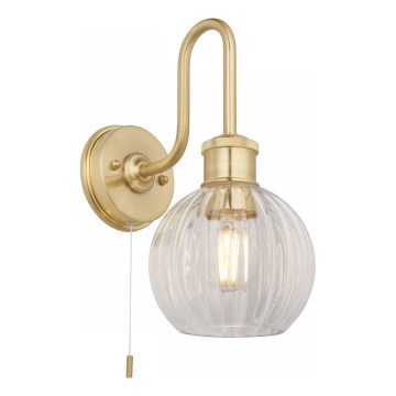 Endon 95507 - Applique da bagno KENDALL 1xE27/10W/230V IP44 ottone