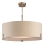Endon 95834 - Lampadario a sospensione con supporto rigido HAYFIELD 3xE27/40W/230V cromo opaco/beige
