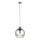 Endon 96442 - Lampadario a sospensione con filo PANTHER 1xE27/10W/230V cromo lucido/fumé