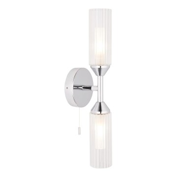 Endon 97172 - Applique da parete per bagno NATORI 2xG9/3W/230V IP44 cromo lucido